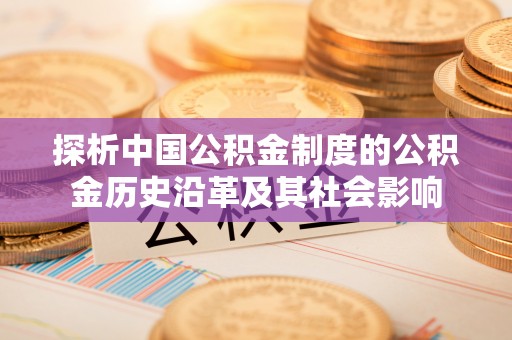 睢县探析中国公积金制度的公积金历史沿革及其社会影响